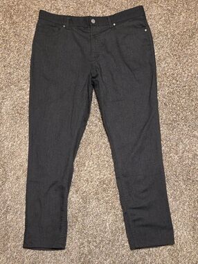 MICHAEL KORS Parker Slim Fit Pant - Charcoal Herringbone